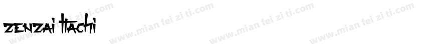 zenzai ltachi字体转换